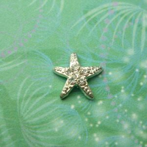 Star Fish Sparkling - Charm for Memory Lockets