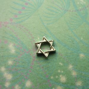 Star of David - Charm for Memory Lockets