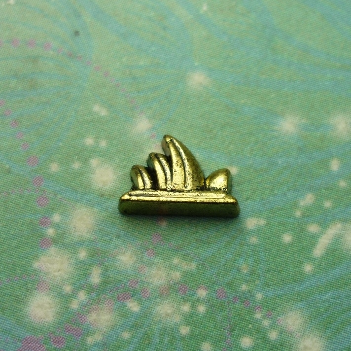 Sydney Opera House Gold - Charm for Memory Lockets