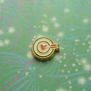 Target Heart - Charm for Memory Lockets