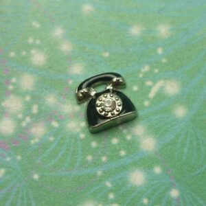 Telephone - Charm for Memory Lockets