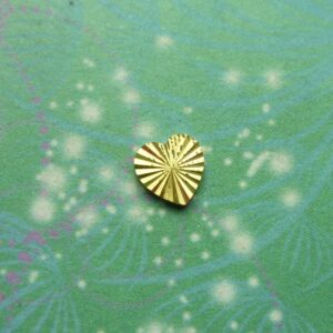 Textured Heart - Charm for Memory Lockets