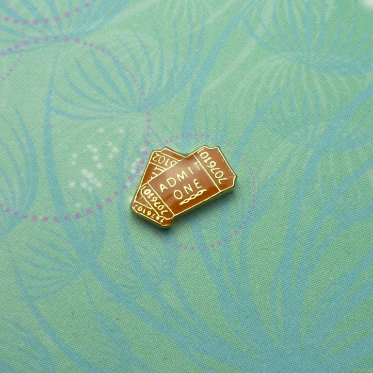 Tickets - Charm for Memory Lockets
