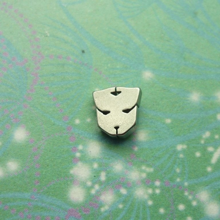 Transformers Stainless Steel Charm - Autobot Silver - Charm for Memory Lockets