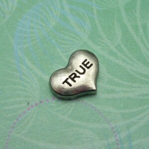 True Love Heart - Charm for Memory Lockets