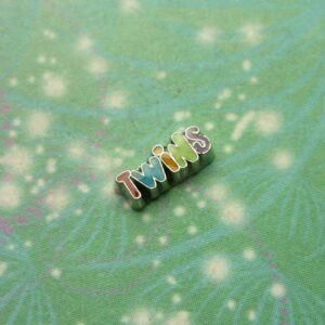 Twins Word - Charm for Memory Lockets