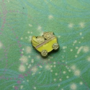 Twins in Pram - Charm for Memory Lockets