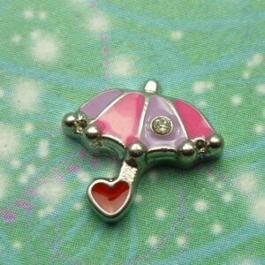 Umbrella - charm for lockets - Charm for Memory Lockets