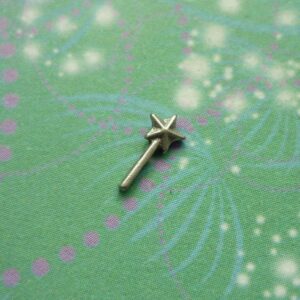 Wand Charm Small Silver - Charm for Memory Lockets