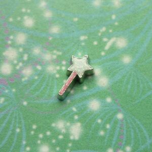 Wand Charm Sparkling - Charm for Memory Lockets