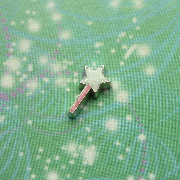 Wand Charm Sparkling - Charm for Memory Lockets
