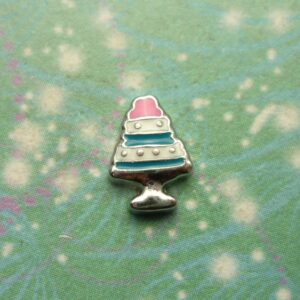Wedding Cake Charm for Lockets - Charm for Memory Lockets