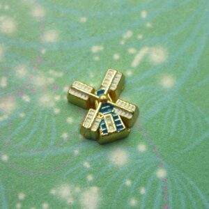 Windmill Holland Charm for glass lockets - Charm for Memory Lockets