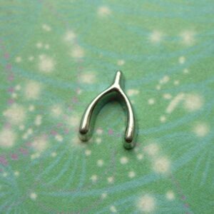 Wish Bone Charm Silver - Charm for Memory Lockets