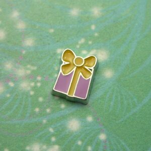 Wrapped Present - Charm for Memory Lockets