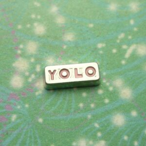 YOLO - You Only Live Once - Charm for Memory Lockets