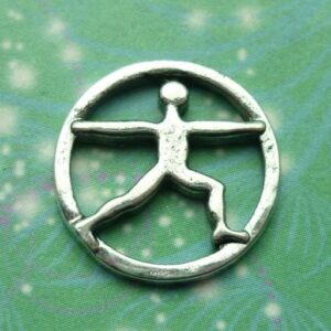 Yoga Charm - Big 18mm approx - Charm for Memory Lockets