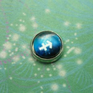 Zodiac Glass Dome - Sagittarius - Charm for Memory Lockets