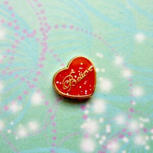 believe heart - Charm for Memory Lockets