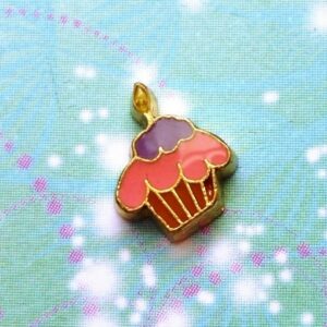 cupcake  charm for lockets - Charm for Memory Lockets