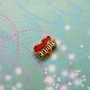 love my family - Charm for Memory Lockets
