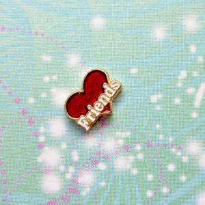 love my friends - Charm for Memory Lockets