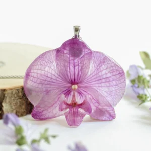 Orchid Flower Necklaces