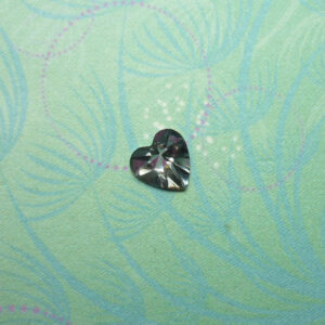 Sparkling Silver Heart - Charm for Memory Lockets