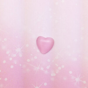 Pink Heart - 8mm cats eye - Charm for Memory Lockets