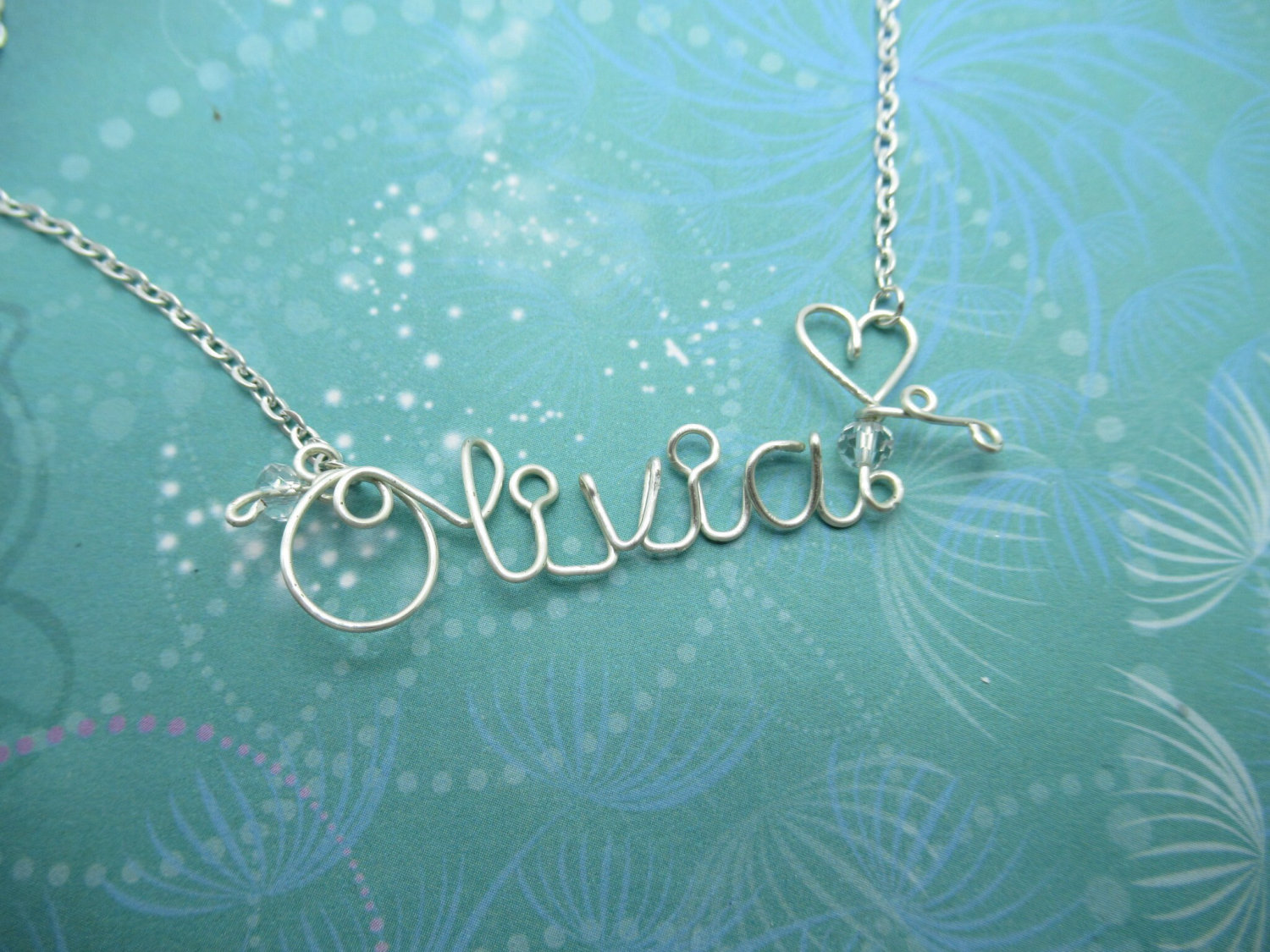 Personalized Wire Word Necklace - Wire Name Necklace - Personalized Jewelry - Personalized Name - Wire Wrapped - Custom Name Necklace - Image 2