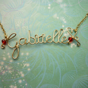 Personalised Name Necklace - Gold - 9 to 11 letters