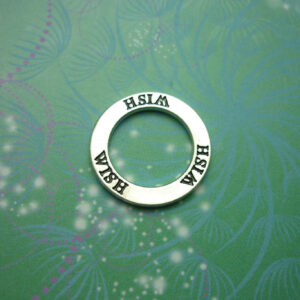 Circle Charm - Wish - Charm for Memory Lockets
