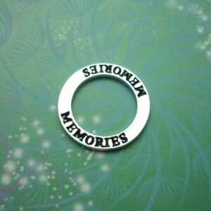 Circle Charm - Memories - Charm for Memory Lockets
