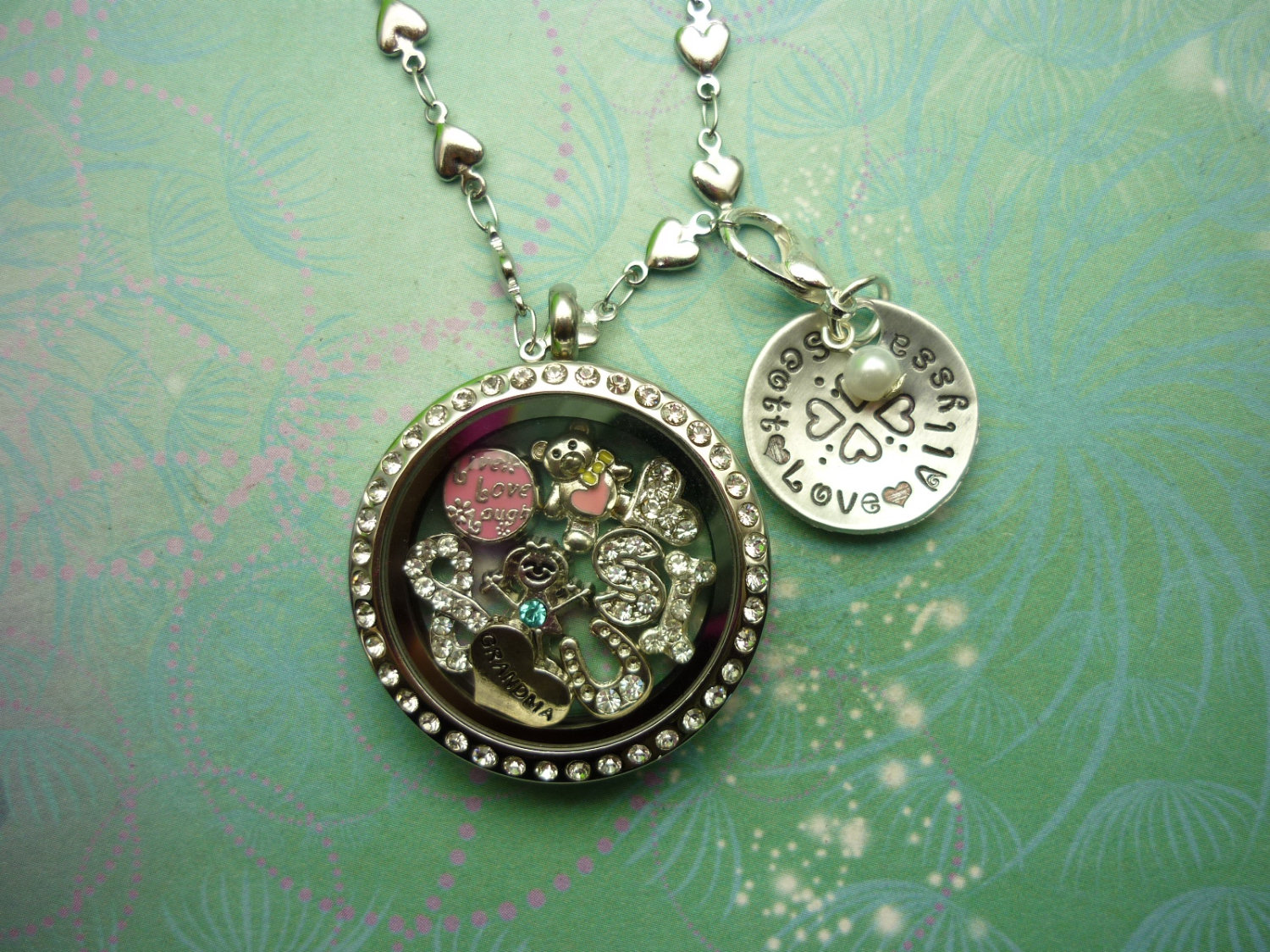 Charity's Disc - hand stamped charm disc for lockets accessory - Image 6