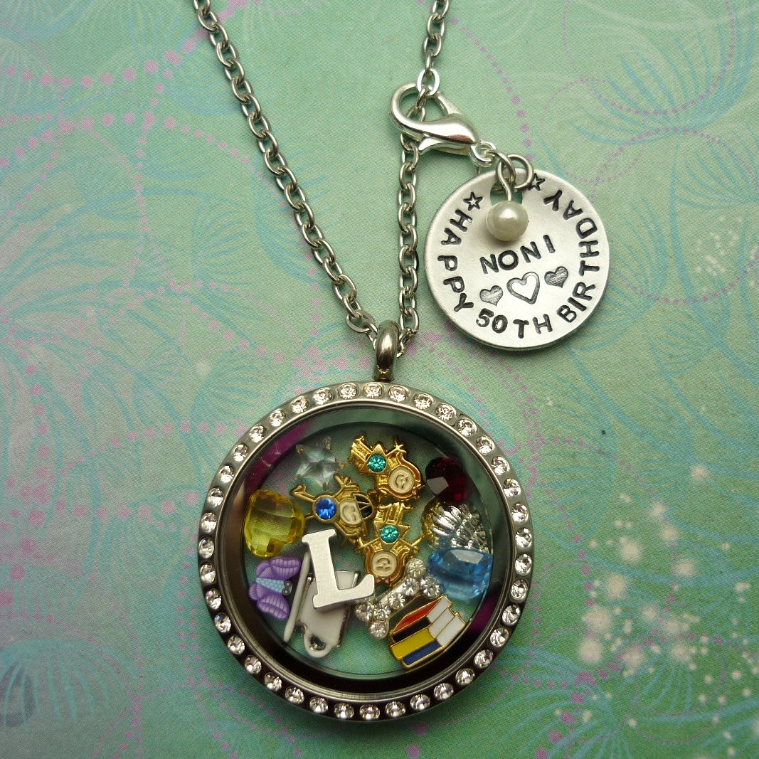 Charity's Disc - hand stamped charm disc for lockets accessory - Image 7