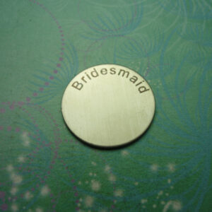 Brides Maid Disc for Lockets - Charm for Memory Lockets