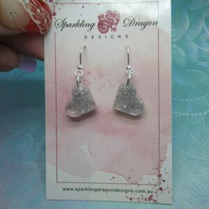 Love Heart Earrings - Dainty Silver Hearts