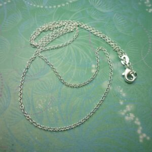 Plain Sterling Silver Chain 18"