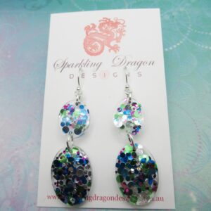 Round Holographic Earrings