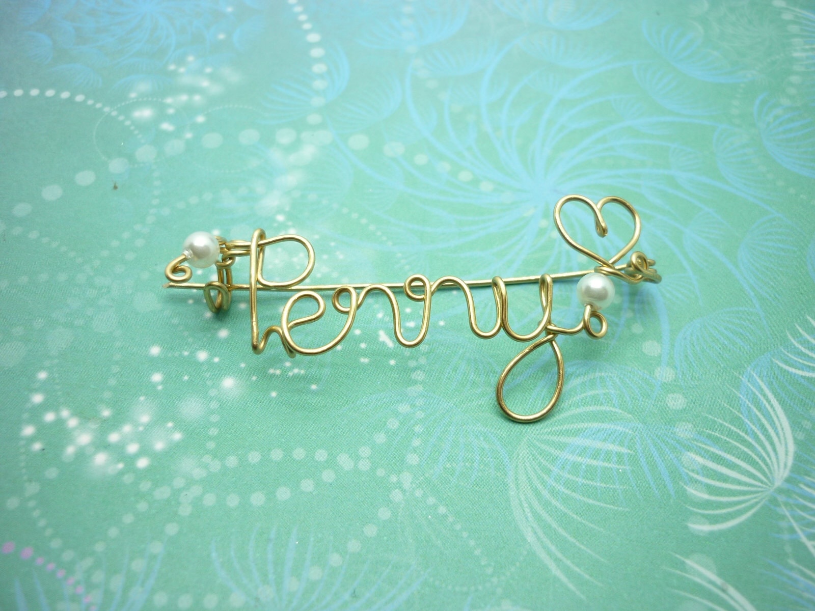 Handmade Personalised Wire Name Necklace - Birthstones - Non-Tarnish Silver & Crystal Beads - Bridesmaids Gifts - Image 6
