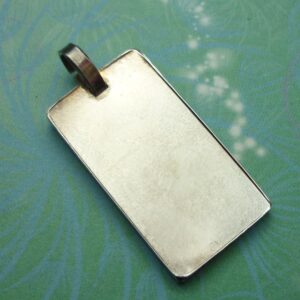 Vintage Sterling Silver Dangle Charm - Gift to Engrave a Special Message