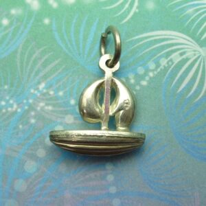 Boat Charm | 925 Vintage Sterling Silver  Pendant - Ship