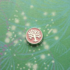 Tree of Life Pink - Charm for Memory Lockets