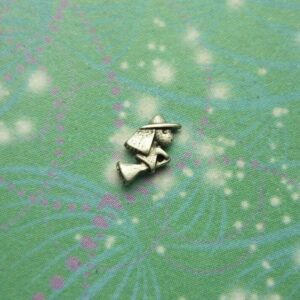 Magic Witch Little Silver Charm for Story Living Locket Halloween