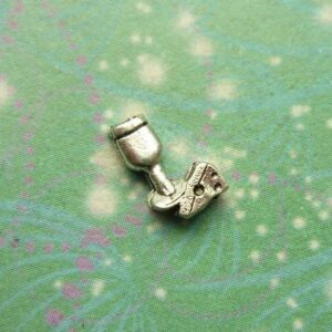 Wine & Cheese Charm for Personalised Keepsake Memory Locket Jewellery