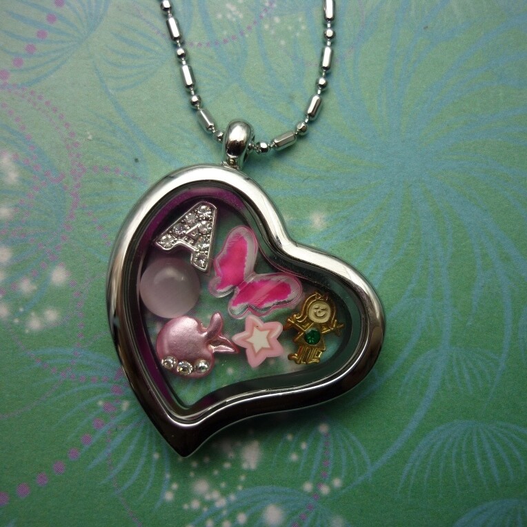 Silver Frame Star Charm For Keepsake Memory Locket Necklace - Image 2