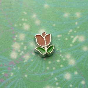 Red Tulip Pretty Charm for Memory Lockets: A Meaningful Keepsake Jewellery Piece