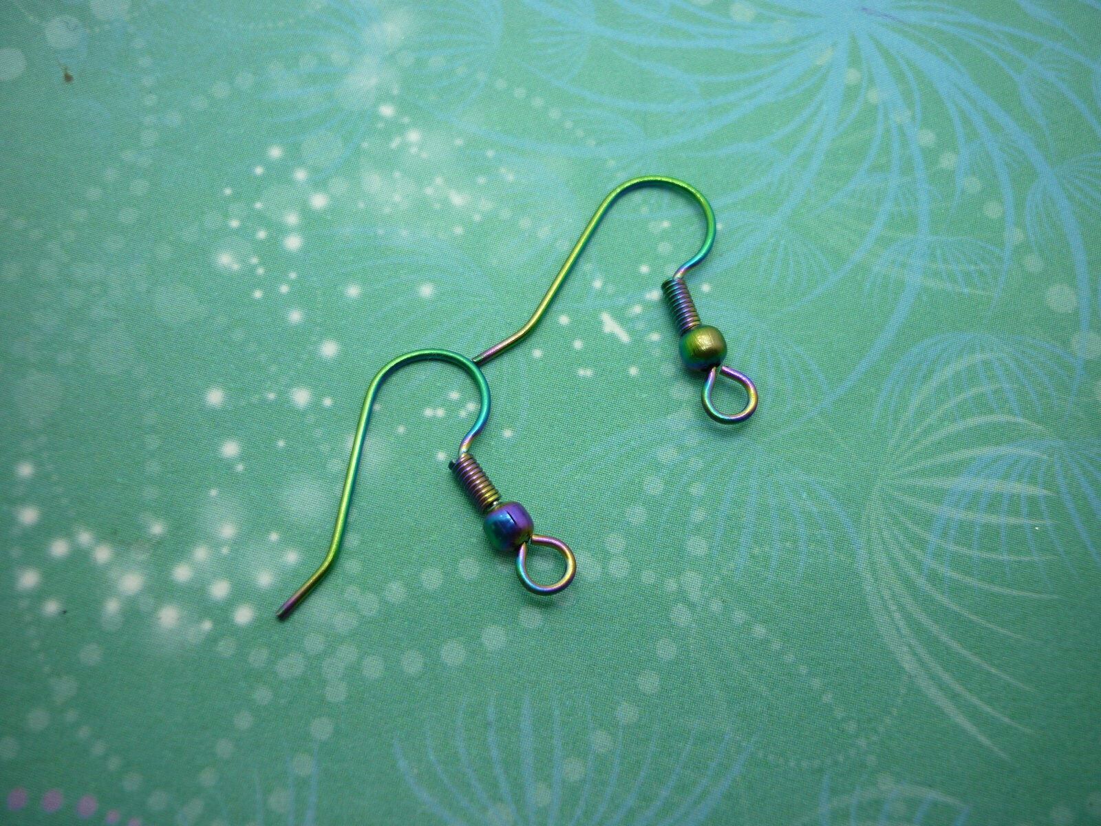Butterfly Wing Earrings Purple & Rainbow Fairy Jewellery Cosplay Costume - Image 4