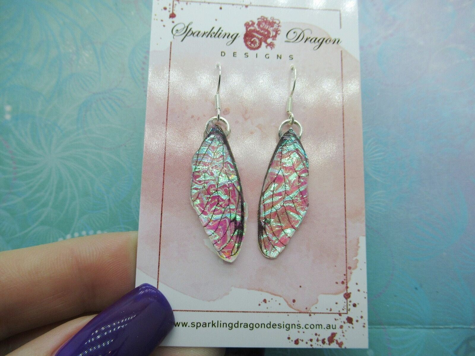 Butterfly Earrings Shimmer - Fairy Jewellery Whimsical and Sparkling