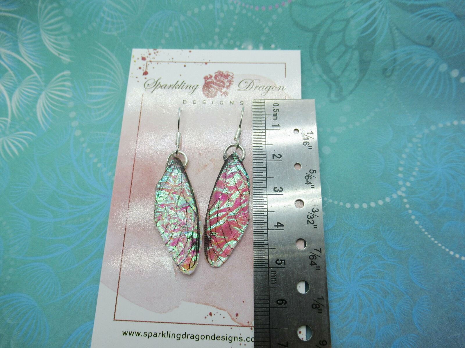 Butterfly Earrings Shimmer - Fairy Jewellery Whimsical and Sparkling - Image 3